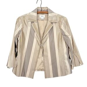 Vintage Neiman Marcus | Exclusive 100% Silk French Capsule Blazer Jacket Large